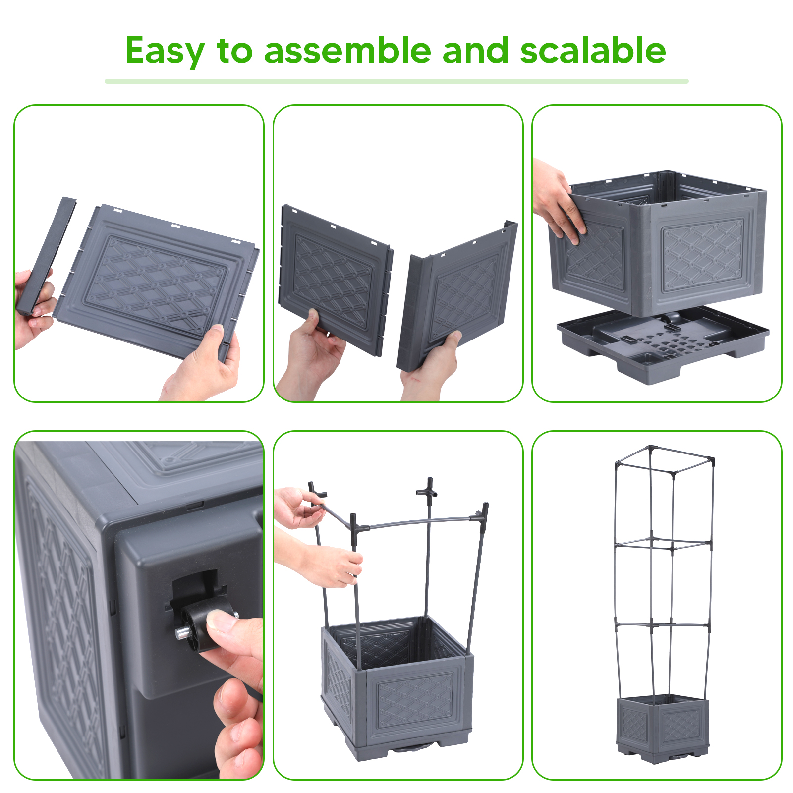 Three-Layer Wheeled Climbing V - Vine Climbing Plastic บทวิจารณ์และราคา
