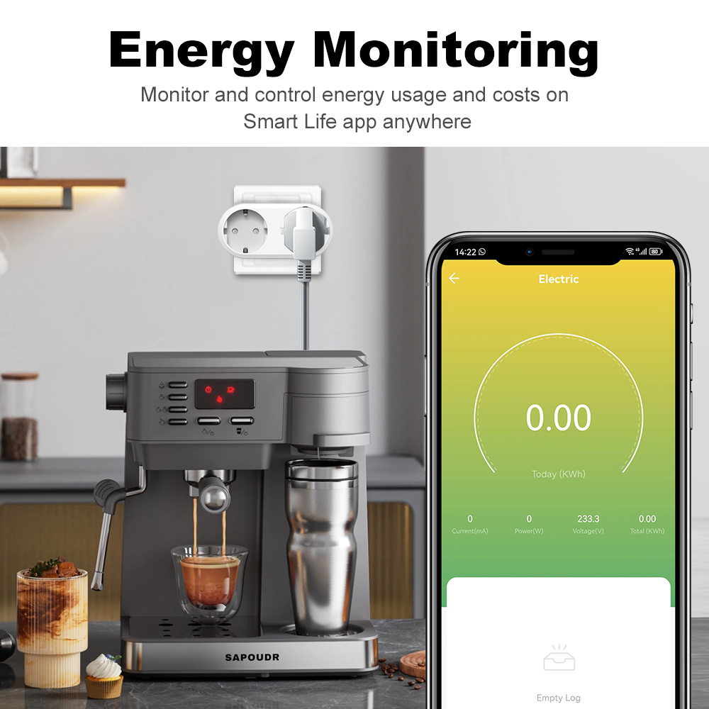 WiFi Smart Plug Dual Outlet 16 - Timer Dual Outlet บทวิจารณ์และราคา