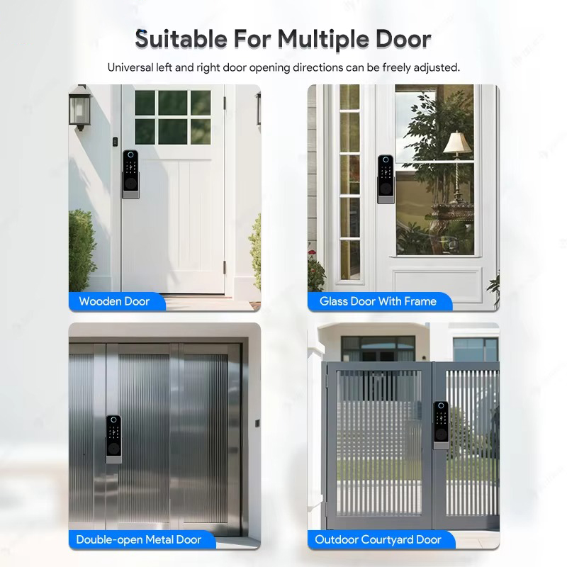 Waterproof Fingerprint Lock Tu - Glass Door Hinge บทวิจารณ์และราคา