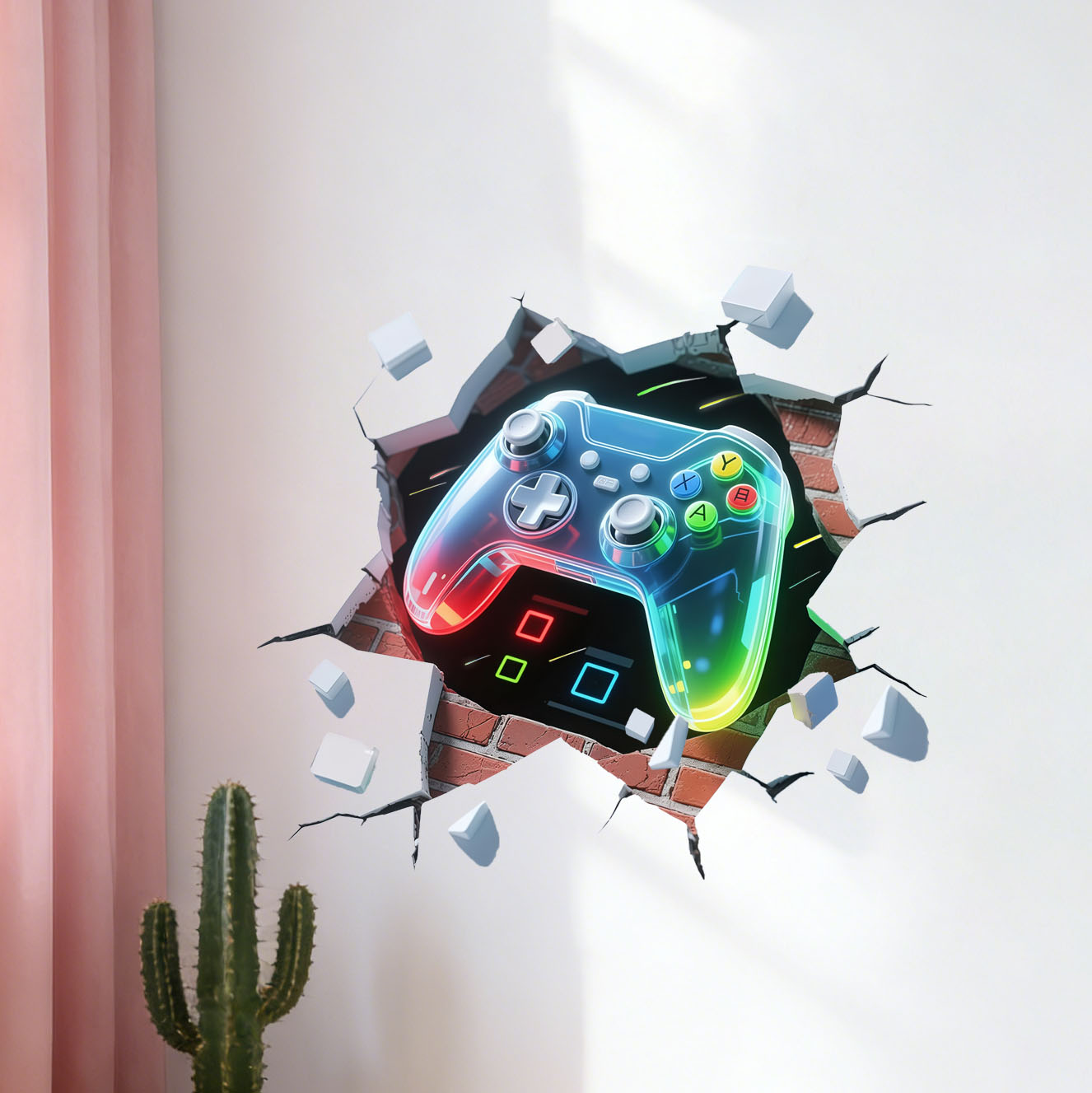 Game Controller Decal for Boys - Pvc Panel Background บทวิจารณ์และราคา