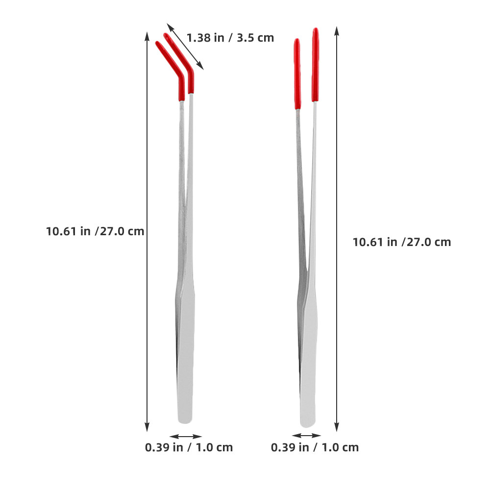 2Pcs Stainless Steel Reptile F - Feeding Tong Stainless บทวิจารณ์และราคา
