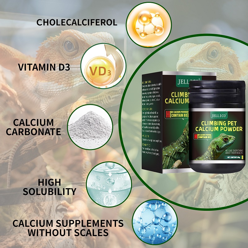 Crawling Pet Vitamin D3 Calciu - Calcium Powder Reptile บทวิจารณ์และราคา