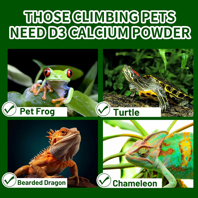 Crawling Pet Vitamin D3 Calciu - Calcium Powder Reptile บทวิจารณ์และราคา