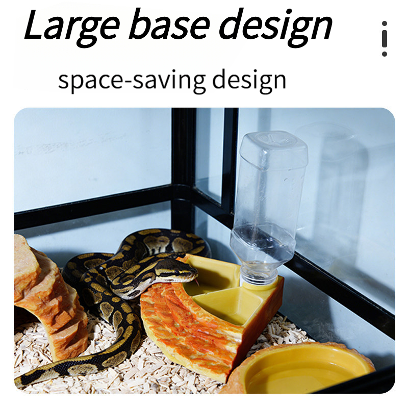 2 in 1 Reptile Water Cup Feede - Water Dish Reptile บทวิจารณ์และราคา