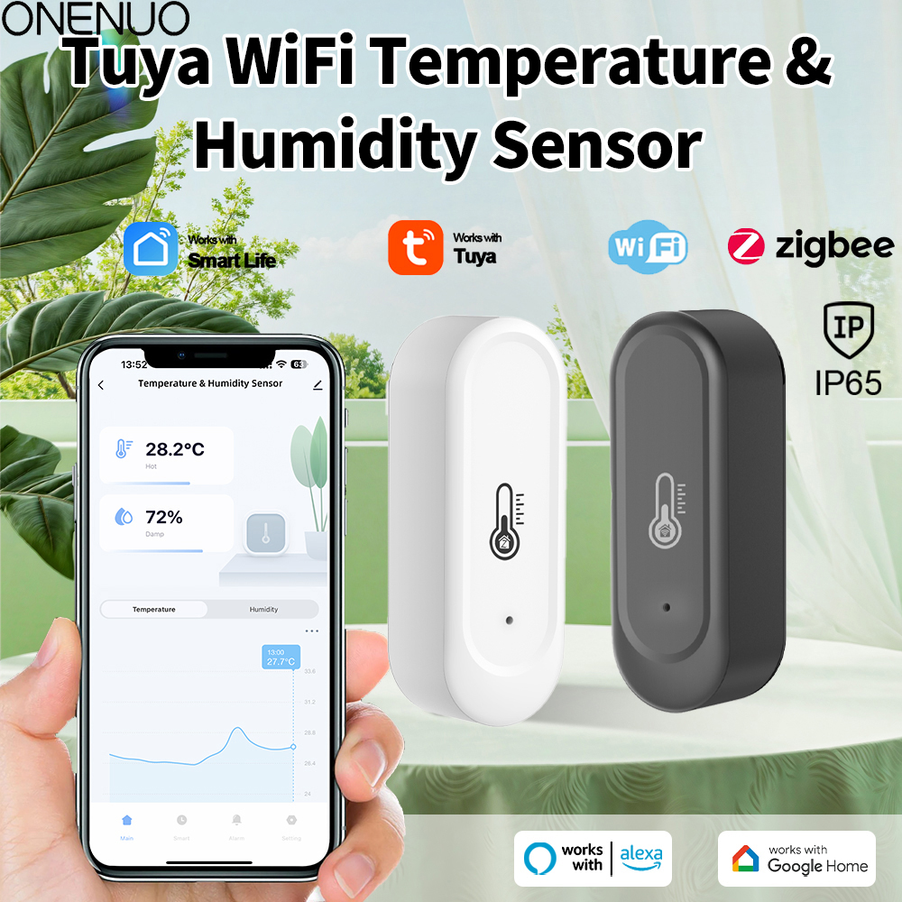 IP65 Zigbee or WiFi Temperatur - Digital Hygrometer Probe บทวิจารณ์และราคา