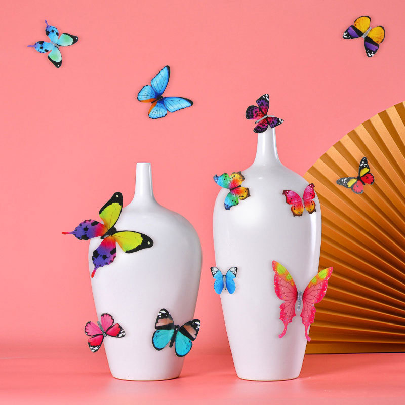 12Pcs 3D Butterfly Wall Sticke - Pvc Panel Background บทวิจารณ์และราคา
