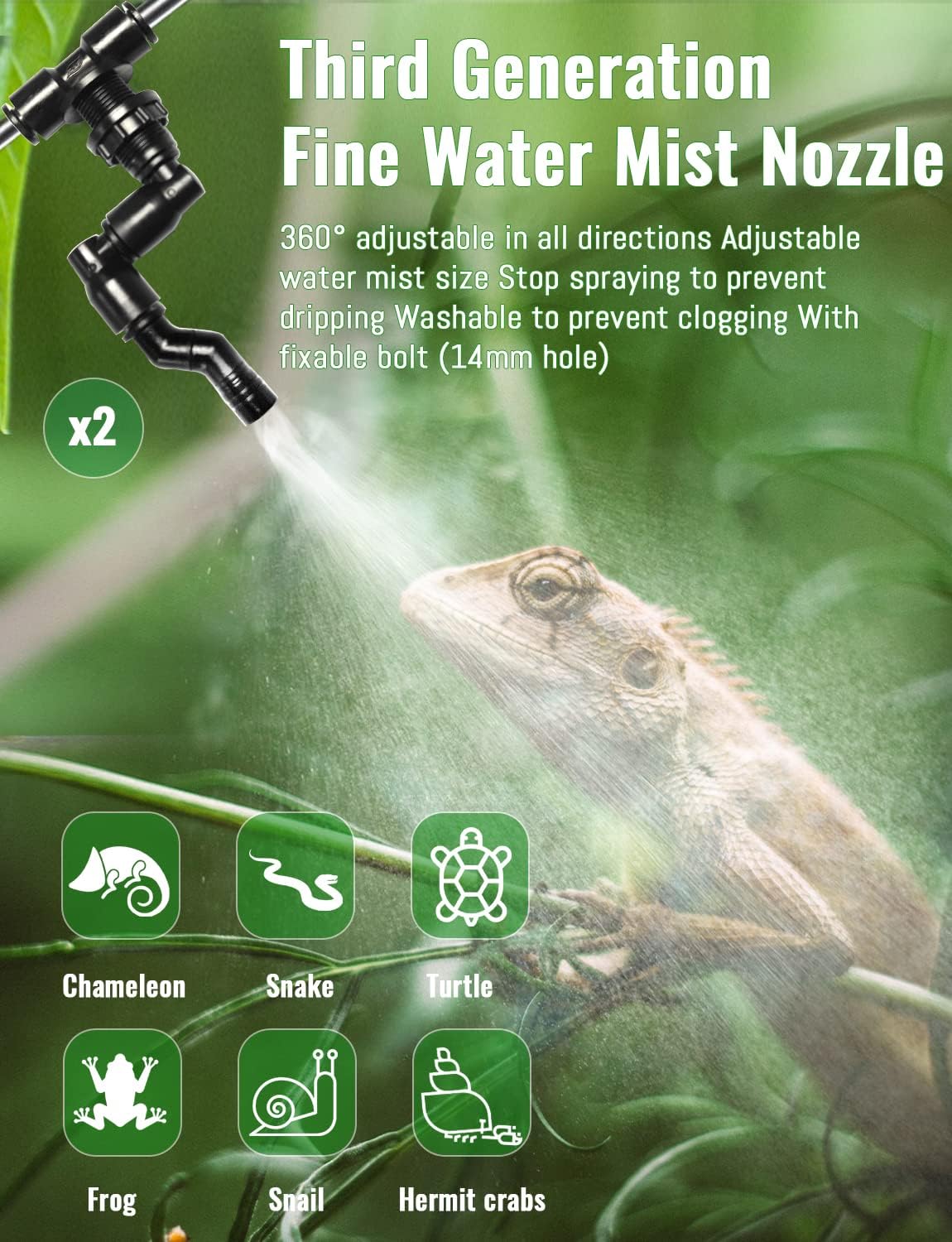 Automatic Rainforest Timing Sp - Misting Nozzle Reptile บทวิจารณ์และราคา