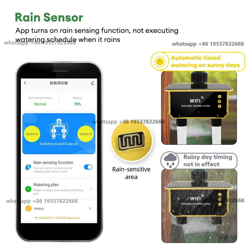 WiFi Solar Timer Dual Water Va - Timer Dual Outlet บทวิจารณ์และราคา