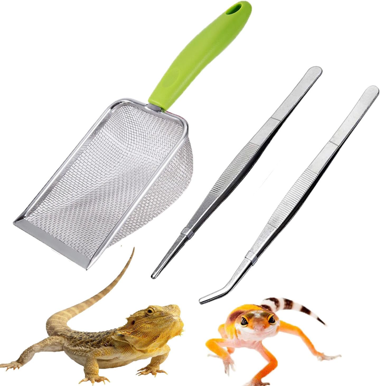 Reptile Sand Scoop Set - Fine  - Feeding Tong Stainless บทวิจารณ์และราคา