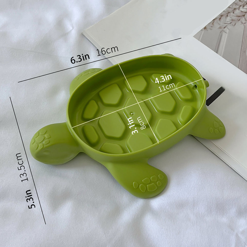 Turtle Drain Soap Box  Cartoon - Water Dish Reptile บทวิจารณ์และราคา