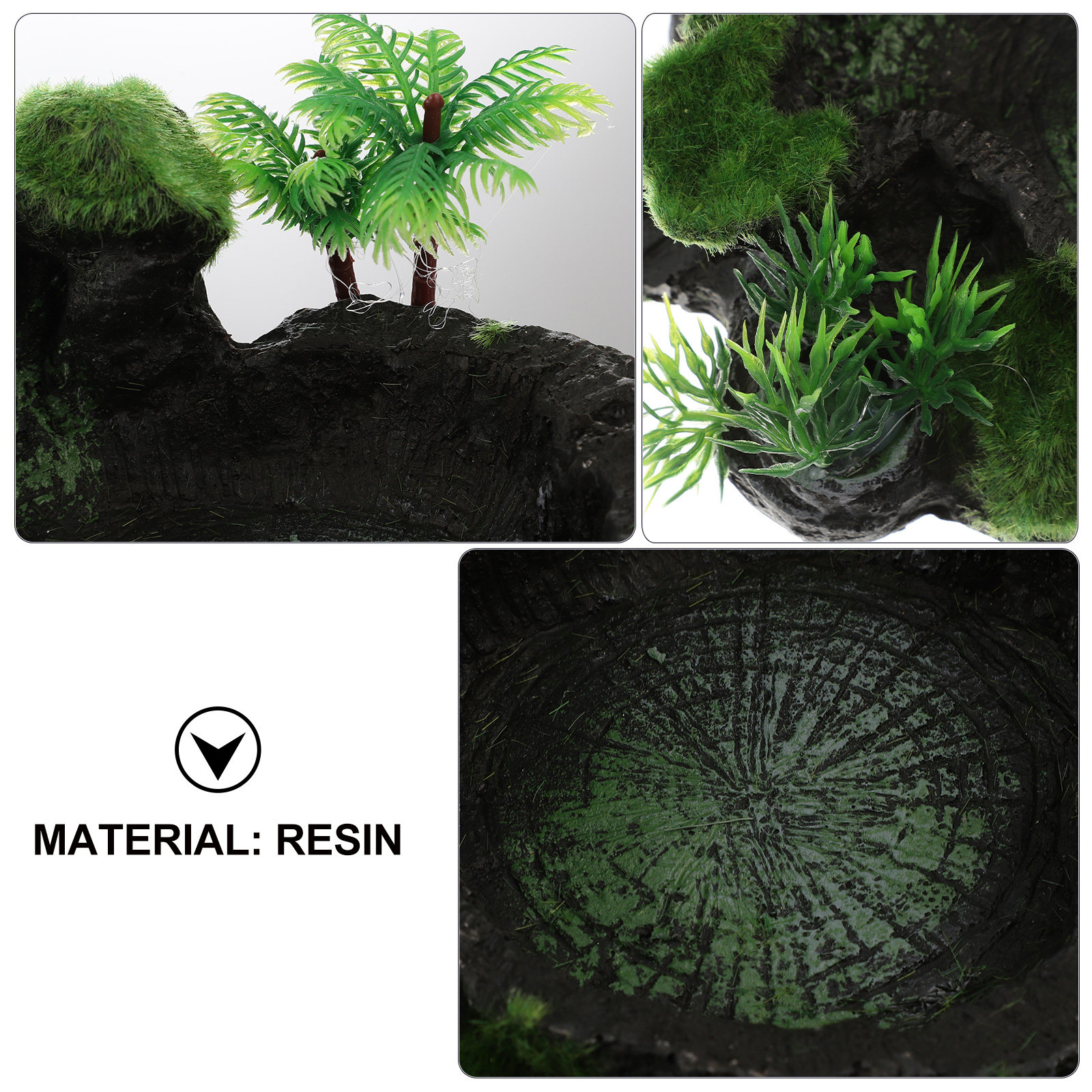 Realistic Stone Design Reptile - Water Dish Reptile บทวิจารณ์และราคา