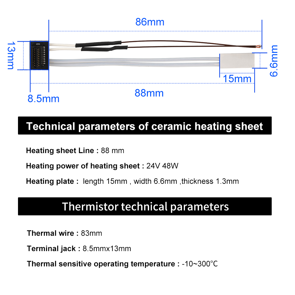 For Bambu Lab Hotend V2.0 V3.0 - Ceramic Heat Emitter บทวิจารณ์และราคา