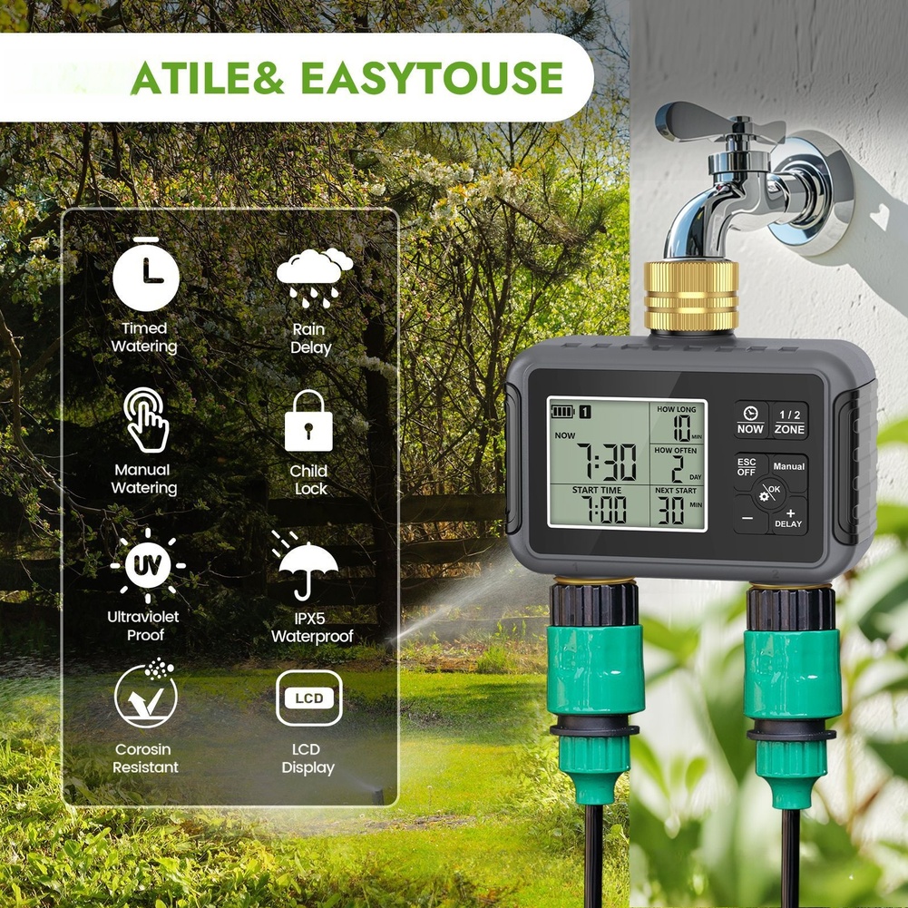 Automatic Controller Battery O - Timer Dual Outlet บทวิจารณ์และราคา