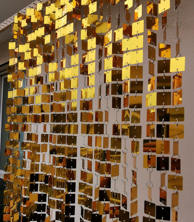 3cm Gold Silver Square Sequins - Pvc Panel Background บทวิจารณ์และราคา