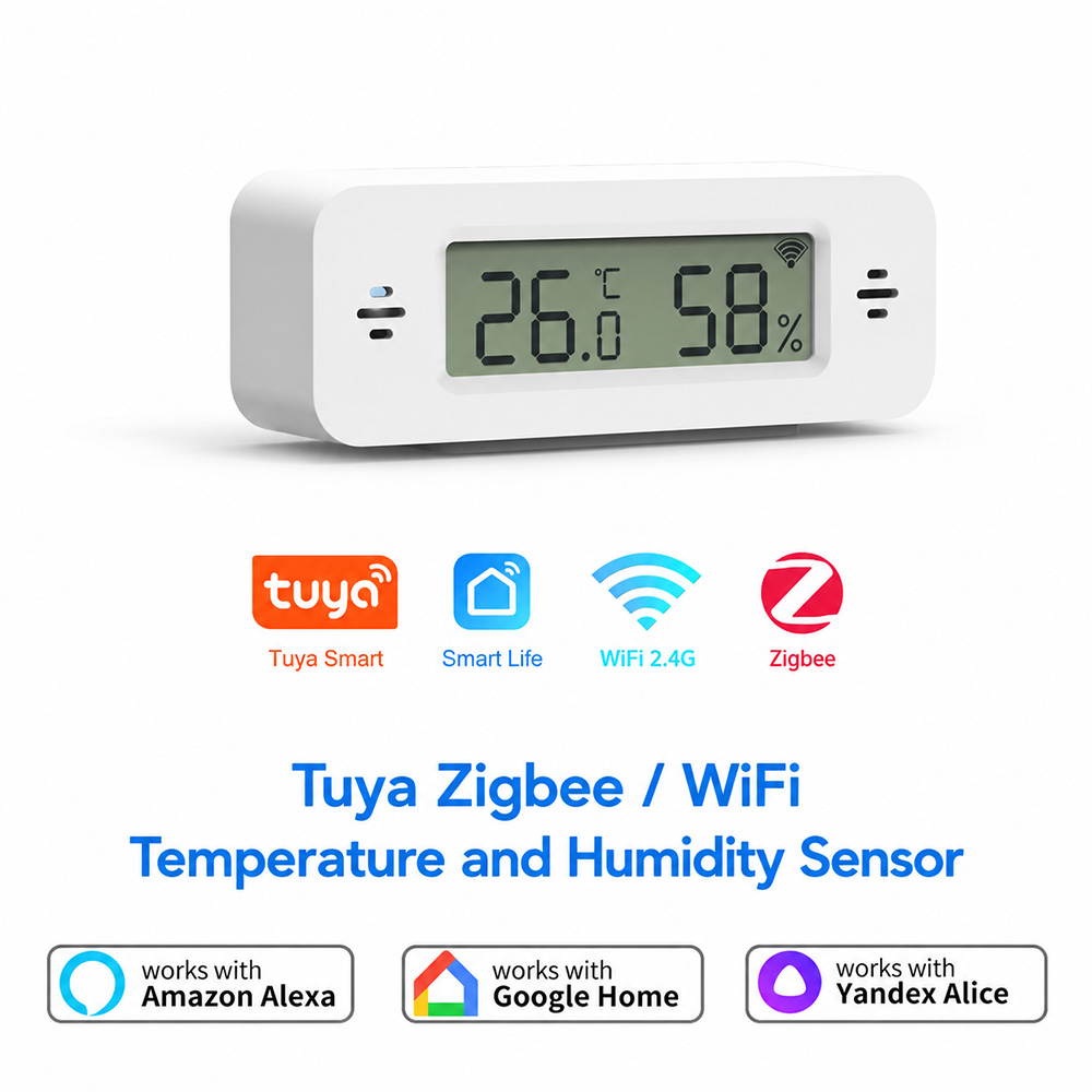 Tuya Zigbee WiFi Mini Temp & H - Digital Hygrometer Probe บทวิจารณ์และราคา