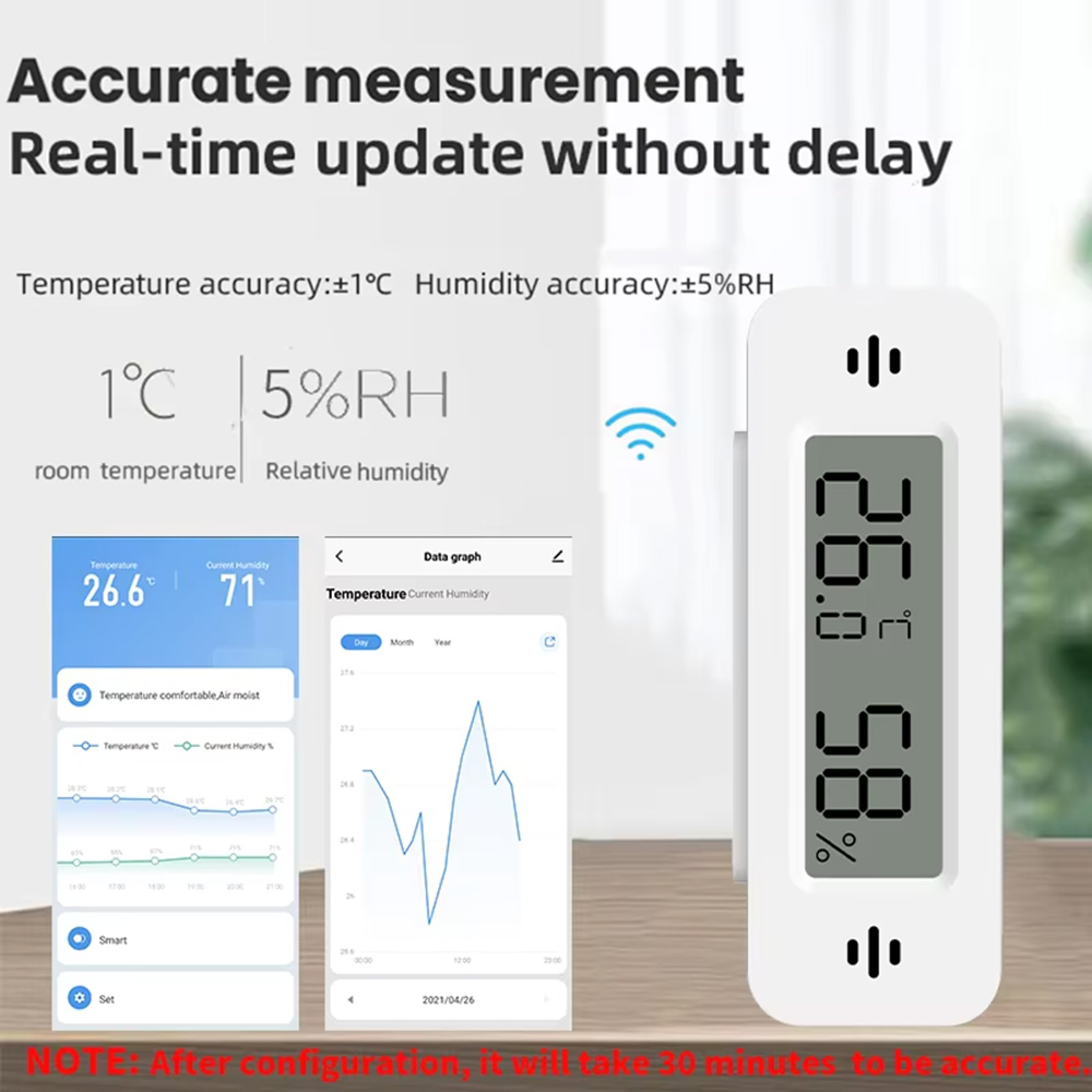 Tuya Zigbee WiFi Mini Temp & H - Digital Hygrometer Probe บทวิจารณ์และราคา