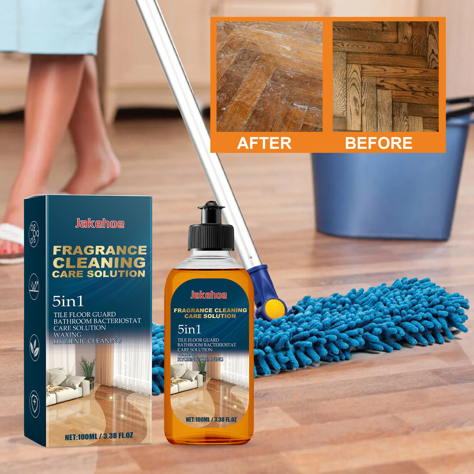 Jakehoe Floor Cleaner Decontam - Ceramic Tile Floor บทวิจารณ์และราคา